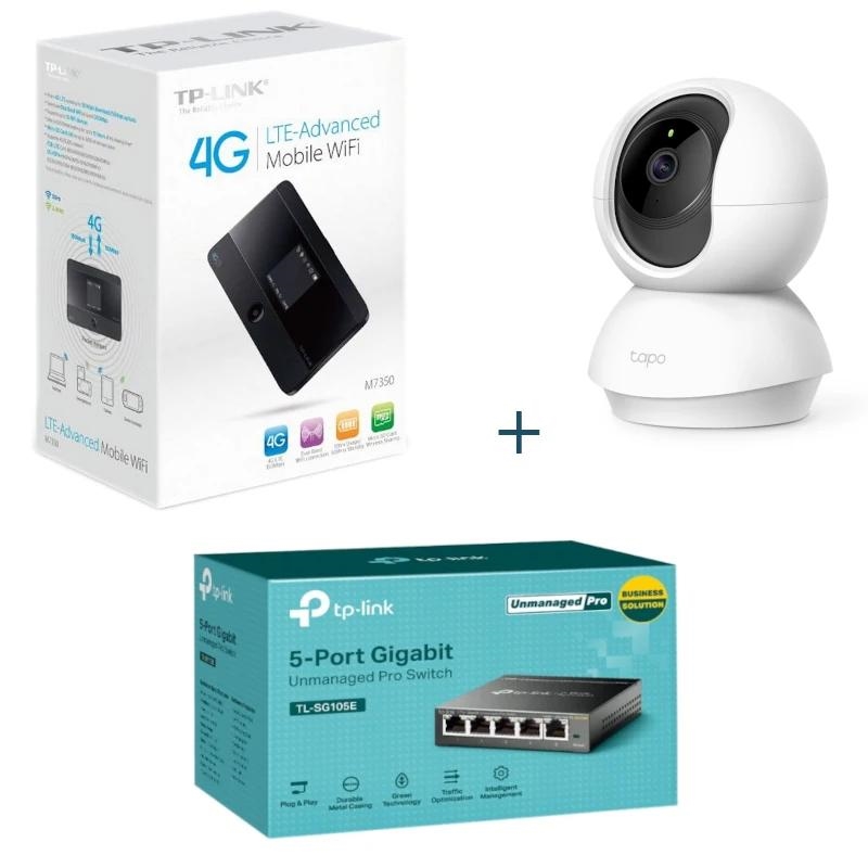 Tp-Link Bundle M7350+Sg105E+Tc72