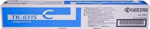 Kyocera Tk8315 Cyan Cartucho De Toner Original - 1T02Mvcnl0/Tk8315C