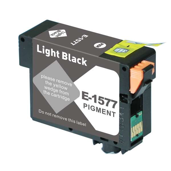 Epson T1577 Negro Light Cartucho De Tinta Pigmentada Generico - Reemplaza C13T15774010