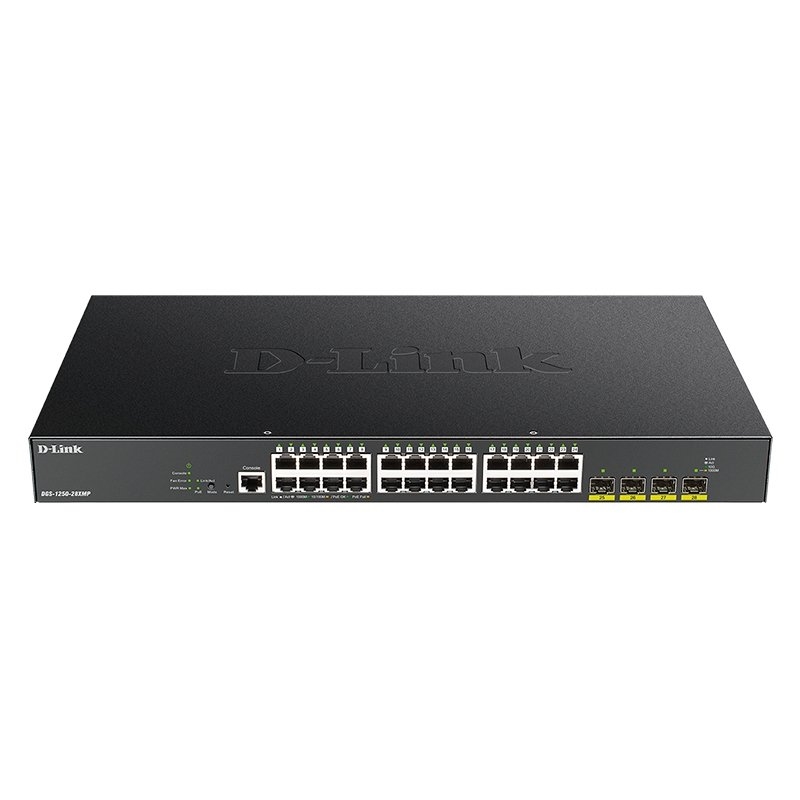 D-Link Dgs-1250-28Xmp/E Switch 24Xgb Poe 4X10Gb