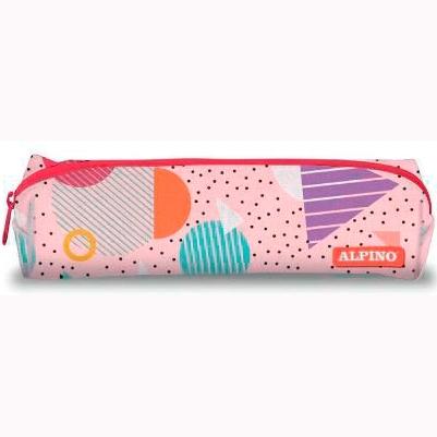 Alpino Estuche Geometric 1 Cremallera 21X6X5Cm Multicolor