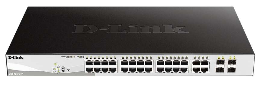 D-Link Switch Smart 24 Puertos Gigabit Poe + 4 Sfp Combo