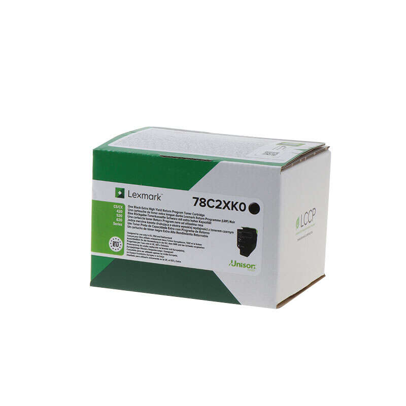 Lexmark Cs421/Cs521/Cs622/Cx421/Cx522/Cx622/Cx625 Negro Cartucho De Toner Original - 78C2Xk0/78C2Xke