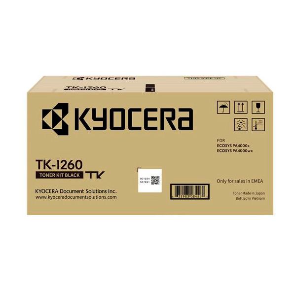 Kyocera Tk1260 Negro Cartucho De Toner Original - 1T0C150Nl0