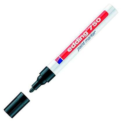 Edding Marcador Permanente 750 Tinta Opaca Negro