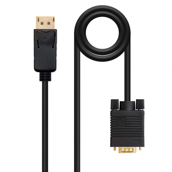 Nanocable Cable Conversor Displayport A Vga - Dp/M - Vga/M - 1 M - Color Negro