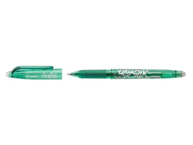 Pilot Frixion Ball Boligrafo De Gel Borrable - Punta De Bola 0.7Mm - Trazo 0.4Mm - Grip Ergonomico - Color Verde