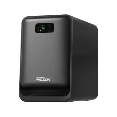 Creality Falcon Ap1 Purificador De Humo Sobremesa - Flujo De Aire 360º - 99% De Eficiencia - Filtros De Larga Duraccion - Monitoreo En Tiempo Real - Menos De 57 Db