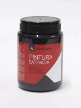 La Pajarita Témpera Escolar Bote De 35Ml Satinada Negro L-22