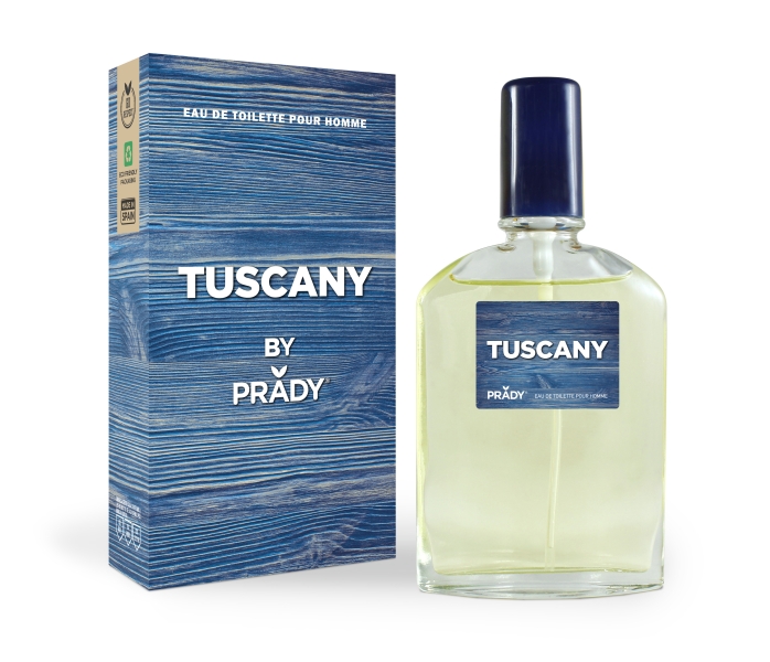 Prady Colonia De Hombre Tuscany - Frasco De 90 Ml - Spray Pulverizador
