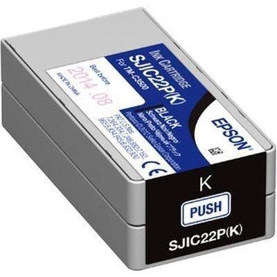 Epson Cartucho De Tinta Negro Colorworks C3500 Sjic22P(K)