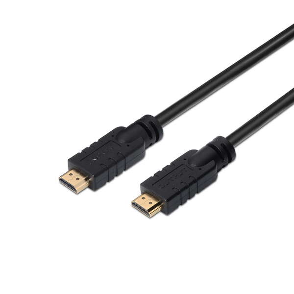 Aisens Cable Hdmi Alta Velocidad / Hec Con Repetidor - A Macho-A Macho - 30M - Chipset Para Amplificar La Señal Full Hd - Color Negro