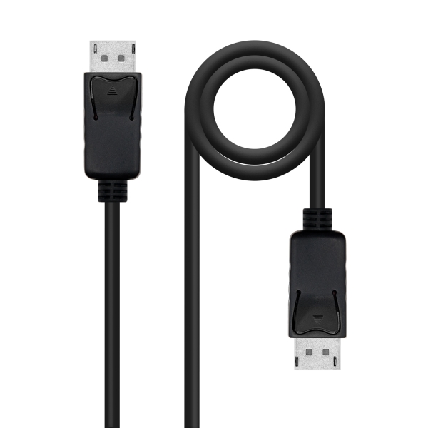 Nanocable Cable Displayport 1.2 Ccs Dp/M-Dp/M - Longitud 5M - Soporta Resoluciones De Video De Hasta 4K - Color Negro