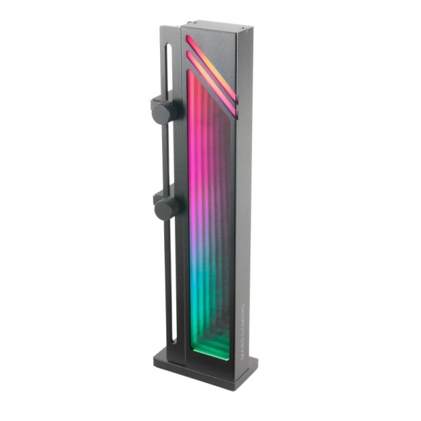 Mars Gaming Mca-Gcb Soporte Tarjeta Grafica Argb - Iluminacion Infinity Mirror - Base Magnetica Antideslizante - Compatibilidad Universal - Color Varios
