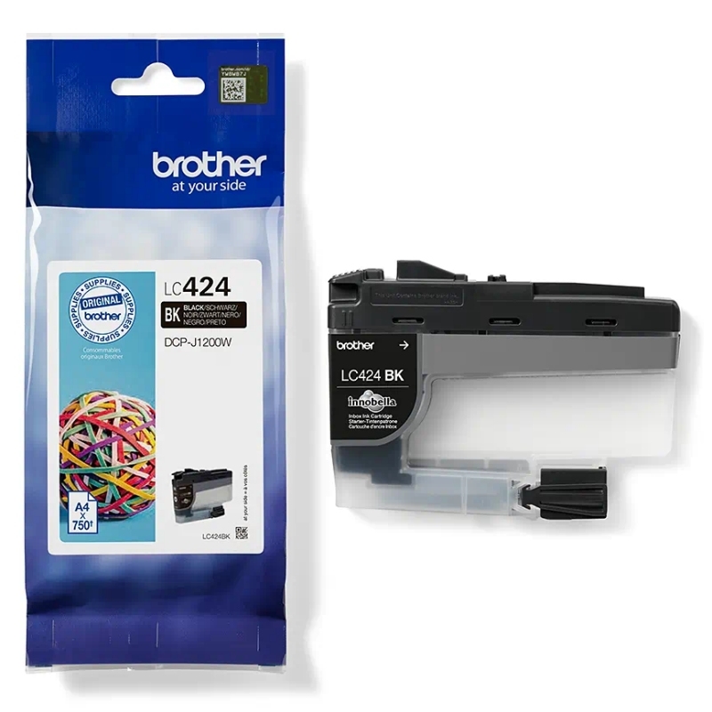 Brother Cartucho Lc424Bk Negro