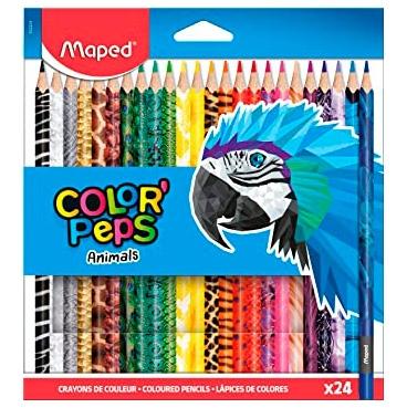 Maped Lápices De Colores Animals Color´peps Surtidos Estuche 24 Ud