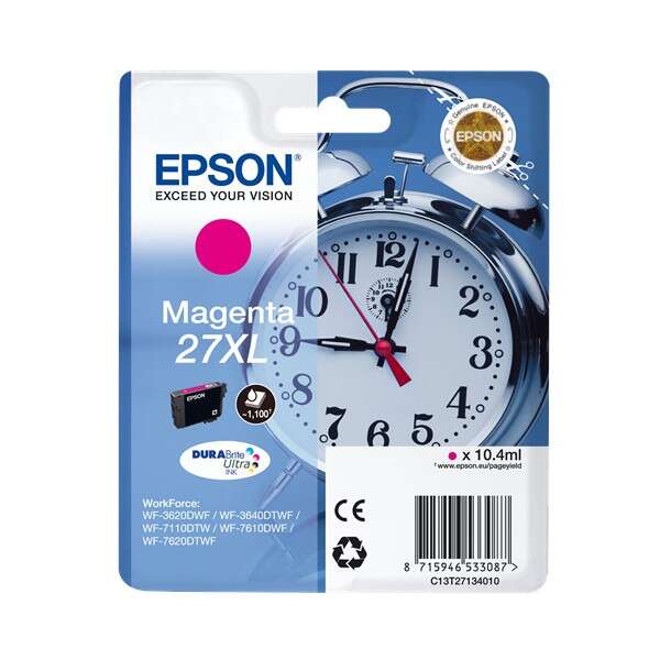 Epson T2713 (27Xl) Magenta Cartucho De Tinta Original - C13T27134012