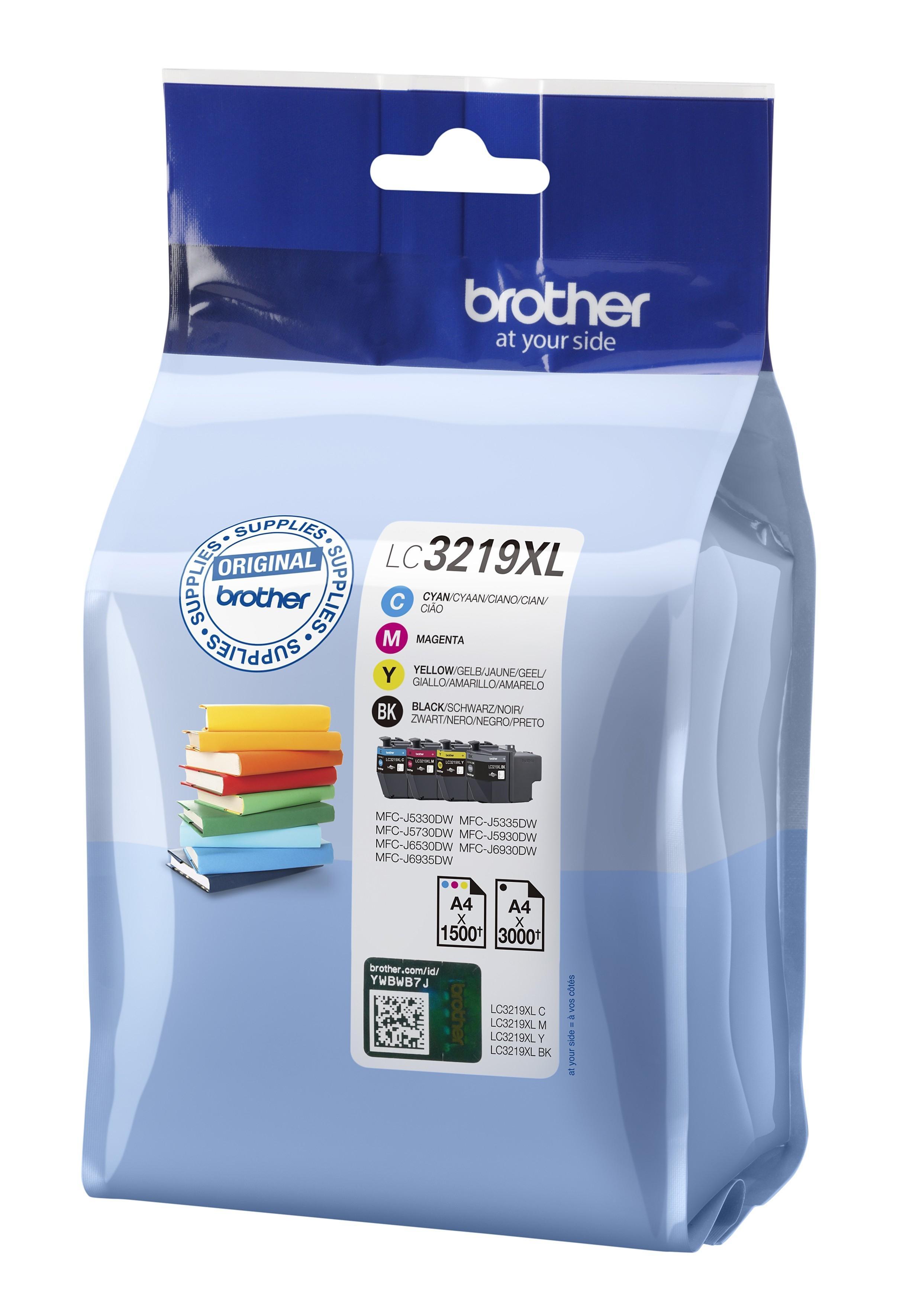 Brother Tinta Bk/C/M/Y Mfc-J5930Dw/J6935Dw/J5330Dw/J5730Dw/J6530Dw/J6930Dw - Pack 4 Colores