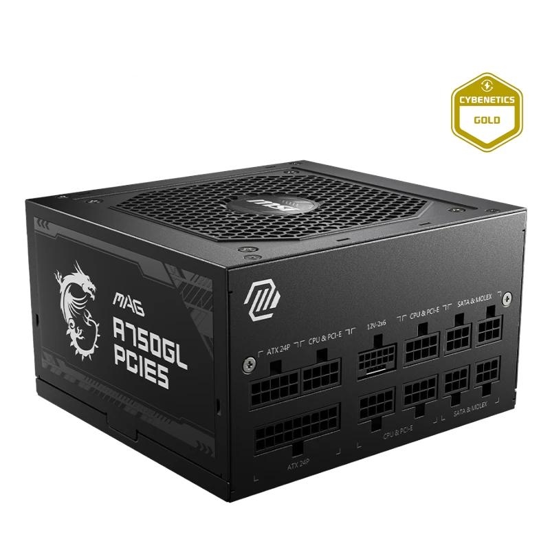 Msi Fuente Alimentación Mag A750Gl Pcie5 Ii 750Atx