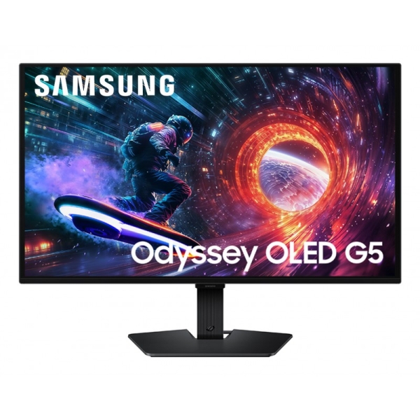 Samsung Odyssey Oled G5 Monitor 27" Oled Qhd 180Hz Freesync Hdr10 - Respuesta 0.03Ms - Angulo De Vision 178º - Hdmi, Displayport - Vesa 100X100Mm