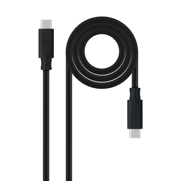 Nanocable Cable Usb 3.1 Gen2 5A Usb-C/M-Usb-C/M 0.5M - Color Negro