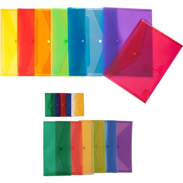 Grafoplás Sobre Broche Ecoplás 1/4 Polipropileno Translúcido Amarillo