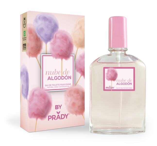 Prady Colonia Coleccion Frutales Nube De Algodon - Frasco De 90 Ml - Spray Pulverizador