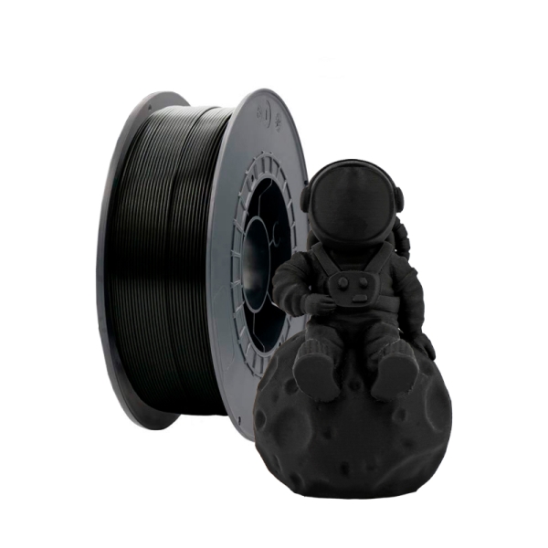 Filamento 3D Pla - Diametro 1.75Mm - Bobina 1Kg - Color Negro