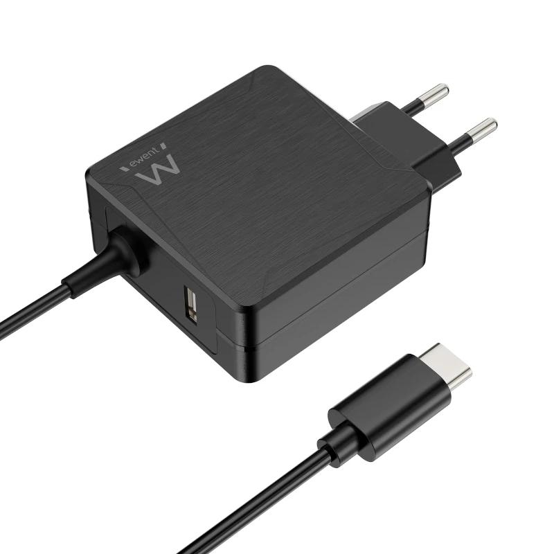 Ewent Cargador Usb-C Pd 45W +Puerto Usb-A
