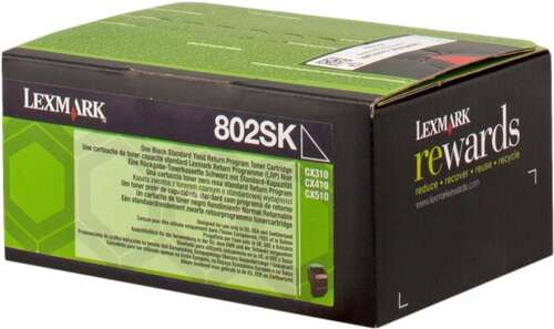 Lexmark Cx310/Cx410/Cx510 Negro Cartucho De Toner Original - 80C2Sk0/80C2Ske/802Sk