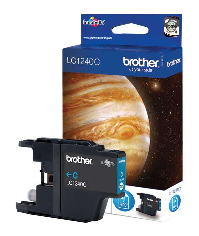 Brother Lc1240 Cyan Cartucho De Tinta Original - Lc1240Cbp