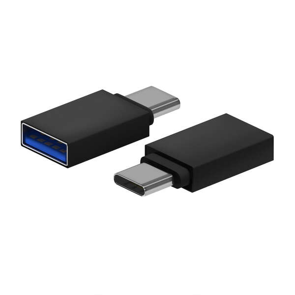 Aisens Mini Adaptador Aluminio Usb 3.2 Gen1 3A - Tipo Usb-C/M-A/H - Color Negro