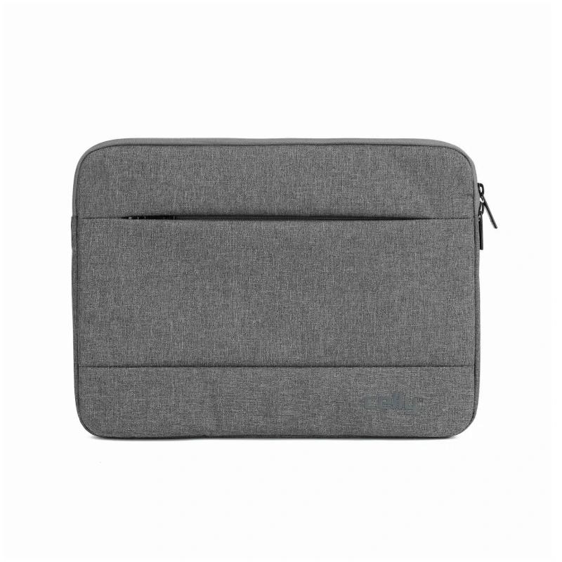 Celly Funda Portatil Sleeve Hasta 13" Gris