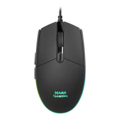 Mars Gaming Mouse Mmg Rgb 3200Dpi 6 Botones Iluminación