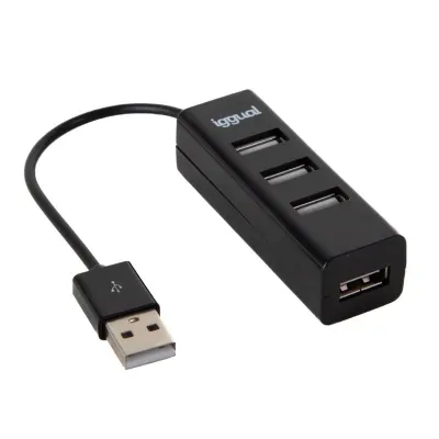 Iggual Hub Usb 2.0 X 4 Puertos Hub-A-4P
