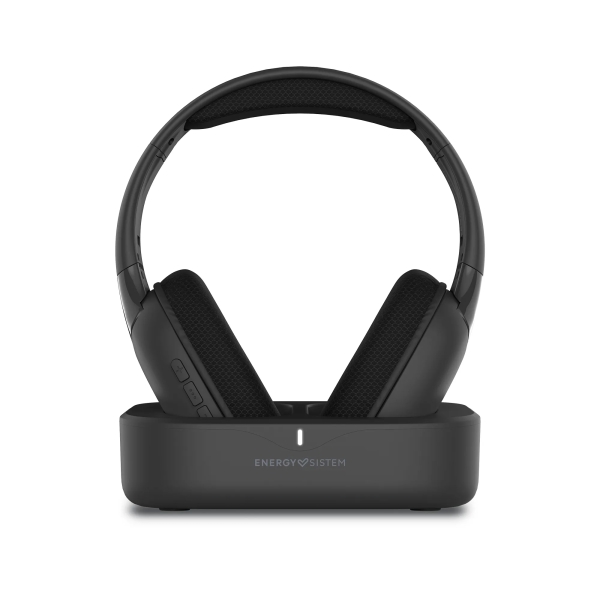 Energy Sistem Soundreel Tv Auriculares Para Tv - Conexion Rf, Bluetooth, Optico Y Jack - Hasta 18H De Bateria - Compatible Con Todos Los Tv - Color Negro