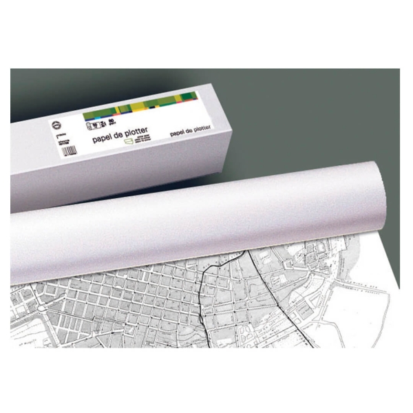 Fabrisa Plus Bobina De Papel Para Plotter 90Gr - Medidas 914Mm X 50M