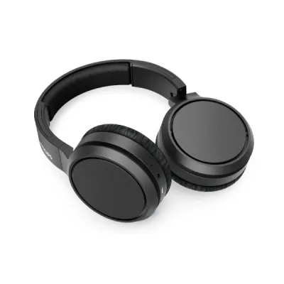Philips Auriculares Supraaurales Inalambricos - Bluetooth 5.0 - Autonomia Hasta 29H - Bateria 400Mah - Microfono Integrado - Alcance 10M - Plegable - Conector Usb-C - Altavoz De 40Mm - Color Negro
