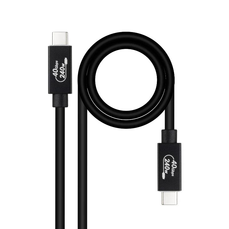 Nanocable Cable Usb4 Gen3X2 40Gbps 240W Usb-C 1M