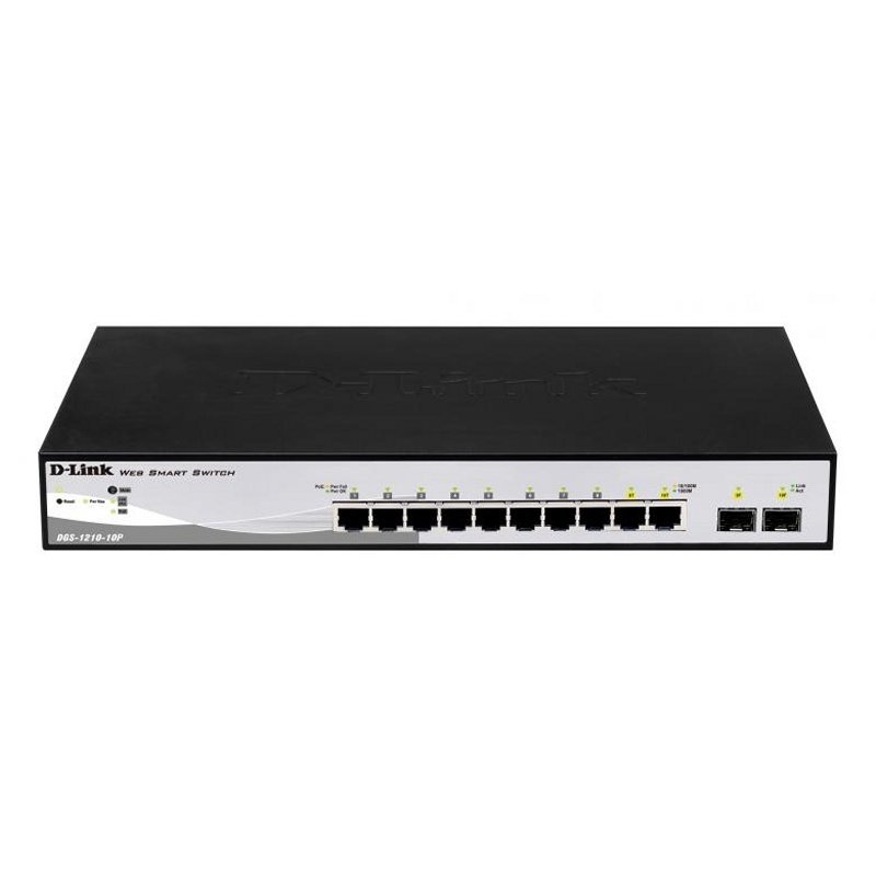 D-Link Dgs-1210-10P/E Switch 8Xgb Poe 2Xsfp