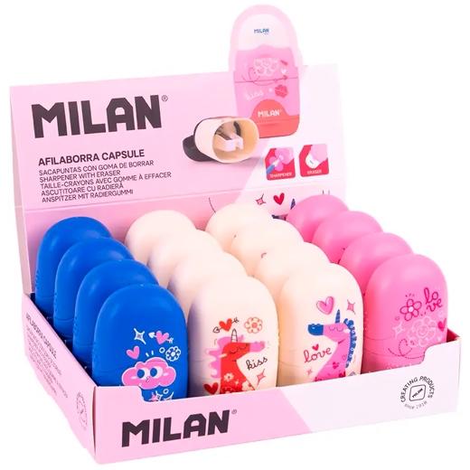 Milan Afilaborras Capsule Serie Especial Flowicorn Colores Surtidos Caja Expositora 16 Ud