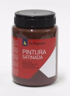 La Pajarita Témpera Escolar Bote De 35Ml Satinada Marron Castaño L-32