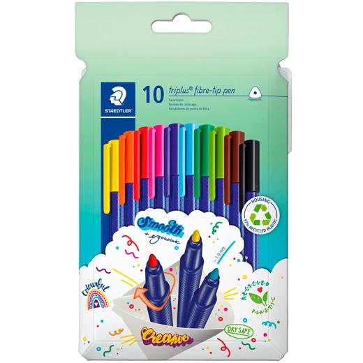 Staedtler Rotulador Triplus Color 323 Triangular C/Surtidos Estuche 10 Ud