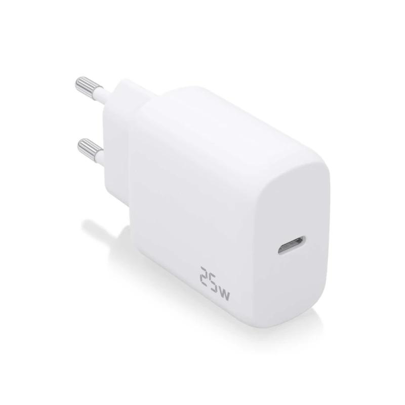 Aisens Cargador 25W Usb-C Pd3.0 1Xusb-C Blanco