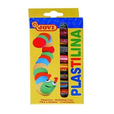 Jovi Plastilina Barra 15Gr Colores Surtidos Estuche 10 Ud