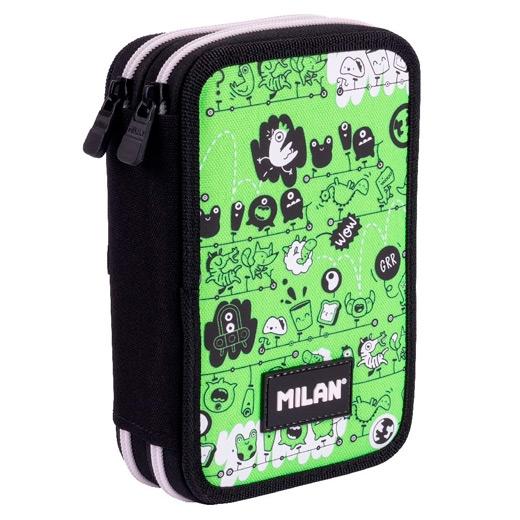 Milan Plumier 2 Pisos Con Contenido Serie Especial Tandem 2