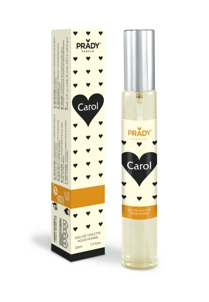 Prady Colonia De Mujer Carol - Frasco De 33 Ml - Spray Pulverizador