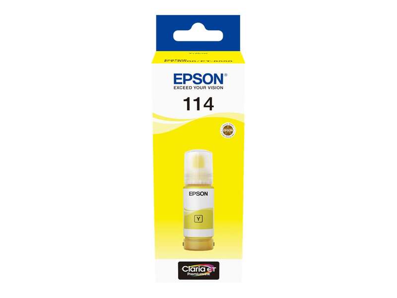 Epson 114 Amarillo Botella De Tinta Pigmentada Original - C13T07B440