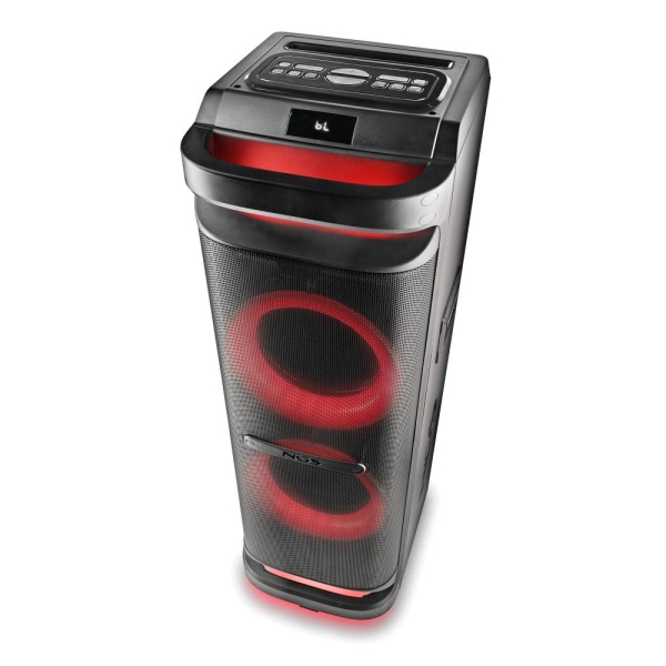 Ngs Wild Space 3 Altavoz Dj 4000W Bluetooth 5.3 Con Woofer 10" - Usb Y Aux - Iluminacion Led - Mando A Distancia - Color Negro