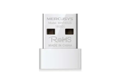 Mercusys Adaptador Usb Nano Inalambrico N150 - Usb 2.0 - Hasta 150Mbps